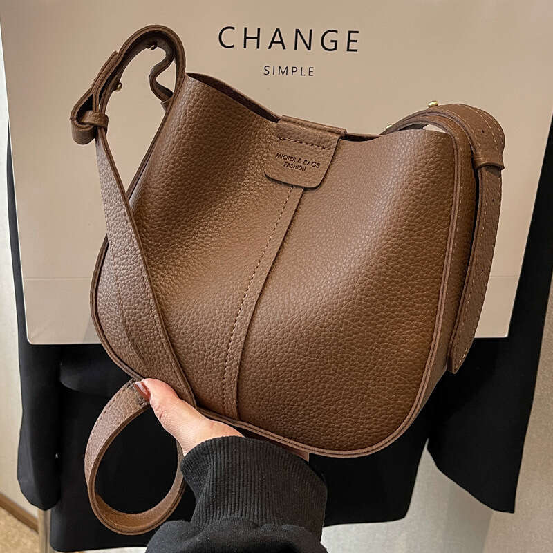 Versatile Small for Women 2025 Spring Summer New Fashion Single Shoulder Crossbody Commuter Mother and Child Bucket Bag