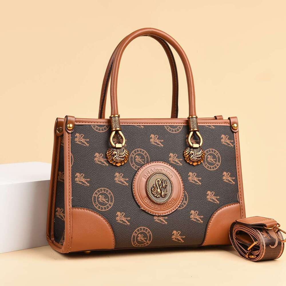 2025 Designer Bags Vintage Handbag Fashion Handbag Shoulder Bag Swan Versatile Shoulder Crossbody Elegant Women's Bag