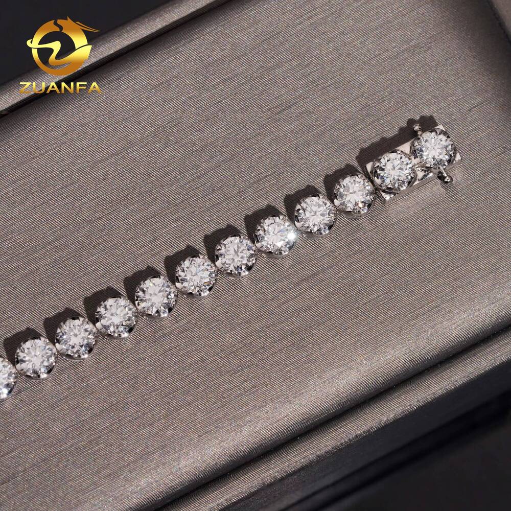 Fashion Jewelry Unisex Luxury IGI Certificate 18k Real Gold Lab Grown Diamond Tennis Bracelet