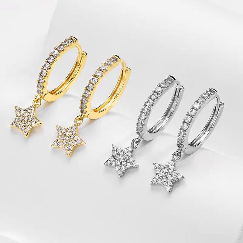 Earrings Fashionable Personality Trendy Simple Angel Eye Earrings High-End Jewelry Wholesale