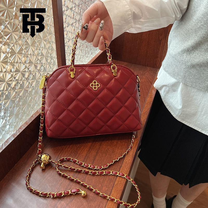 TB BHULAMTE Designer Bag High-quality Texture 2025 Spring Edition Diamond Luxury Bag Fashion Versatile Single Shoulder Crossbody Women's Bag Luxu