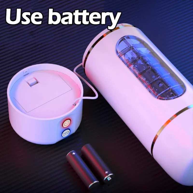 DUBNIY 10 Vibration Modes Masturbation Cup Pocket Pussy Deepthroat Channel Vagina Blowjob Adult Toy Onaholl for Man Machine 18XJ250905