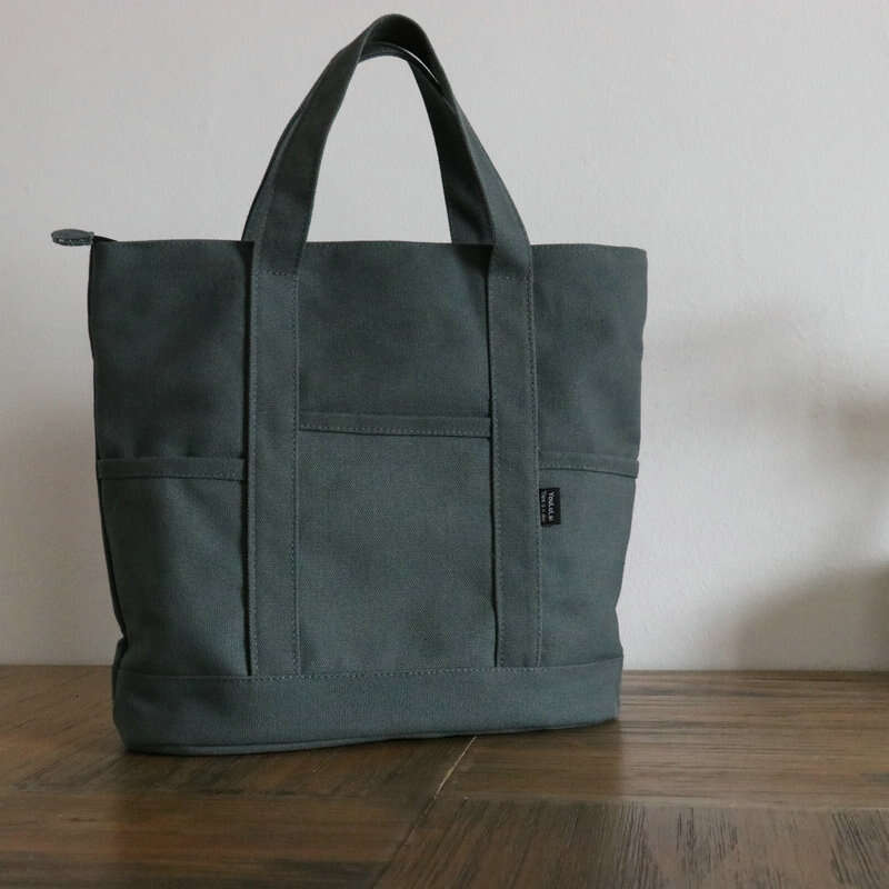 2089 Handheld Canvas Single Shoulder Large Capacity Women's Laptop Water Bottle Lunch Document Business Commuter Bag