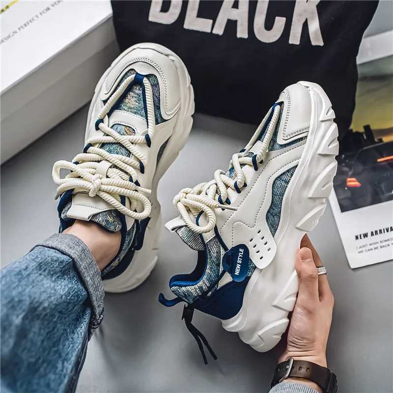 Mens Shoes Comfortable Soft Soled Breathable Casual Shoes New Height Increasing Fashionable Versatile Running Shoes For Men Z250905