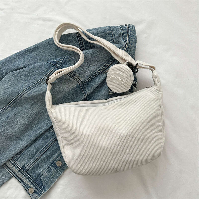 Solid Color Large Capacity 2024 Autumn Winter New Korean Style Simple Single Shoulder Crossbody Mother Dumpling Bag Trendy