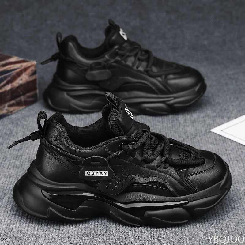 Fashionable Versatile Mens Shoes Breathable Thick Soled Casual Comfortable Outdoor Running Shoes New Men Soft Soles Sneakers Z250905