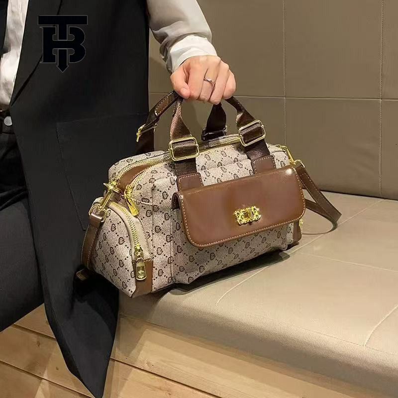 TB BHULAMTE Designer Bag Boston Women's Bag 2025 New Genuine Leather Handbag Pillow Bag Fashion Versatile Handbag Luxury Bag Shoulder Bag Simple 