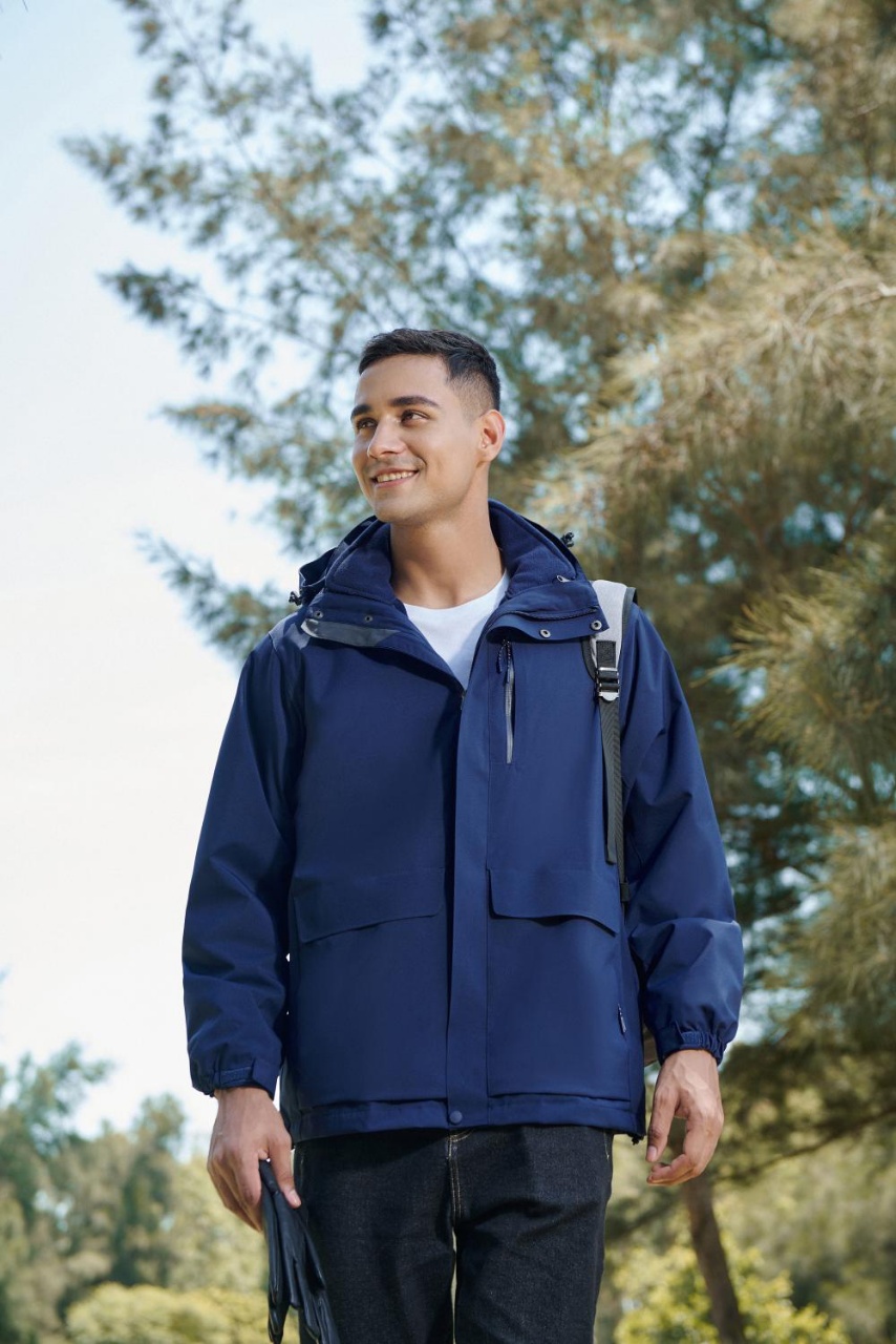 2208 model high-end composite velvet parka