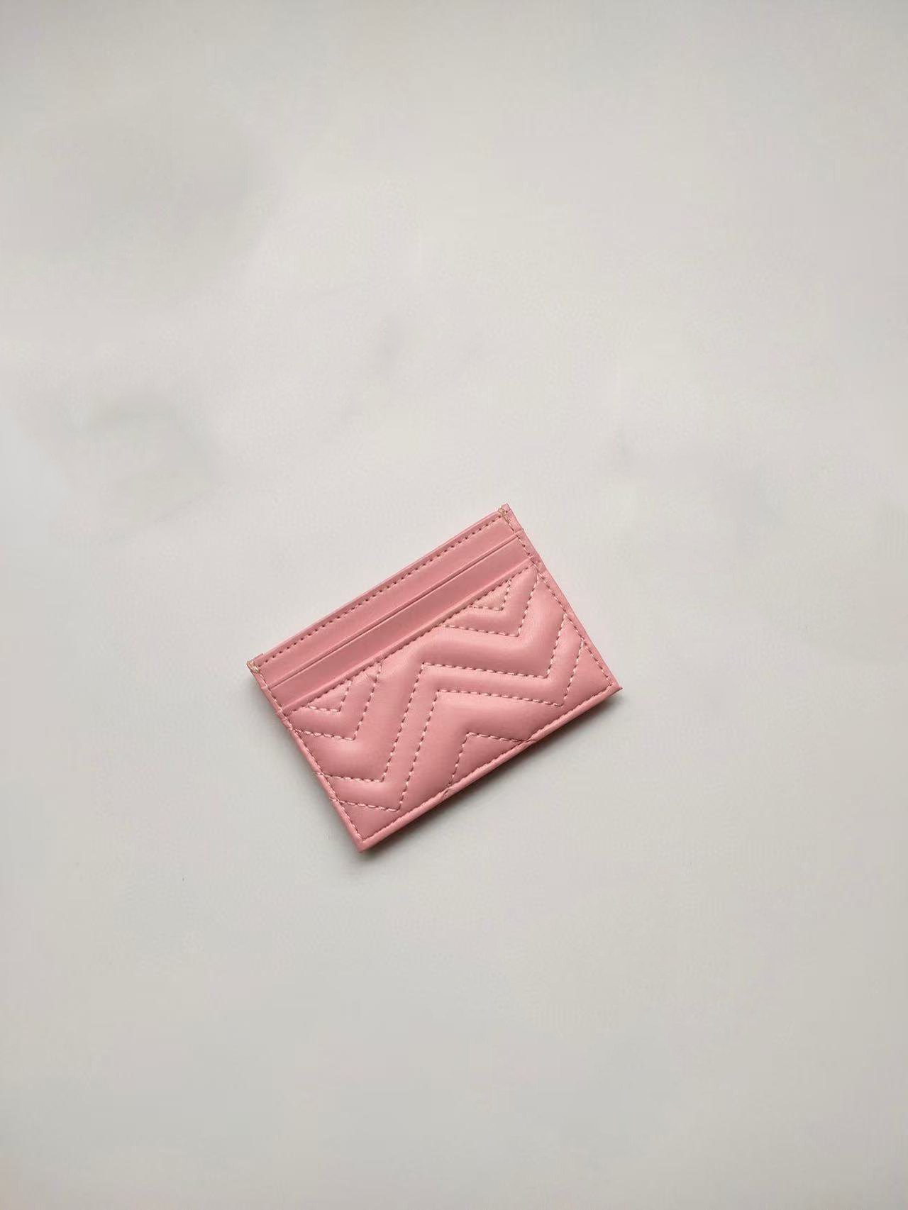 Luxury designer card bag wallet, women's fashion classic leather wallet, credit card coin bag, with dustproof bag and packaging box.