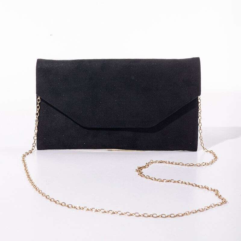Women's Bags New Glitter Suede Evening Magnetic Buckle Chain Envelope Change Mobile Phone Messenger Bag In Stock
