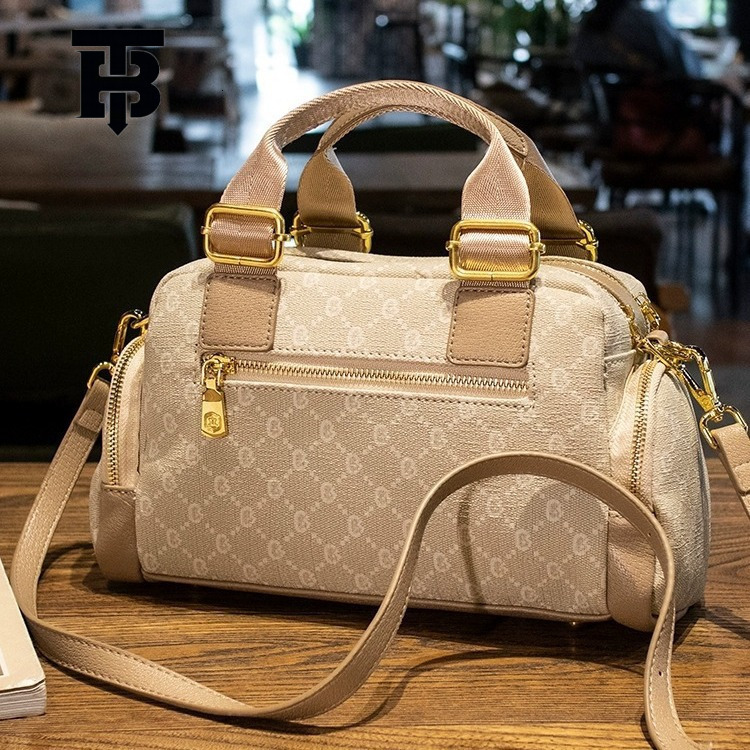 TB BHULAMTE Designer Bag Boston Women's Bag 2025 New Genuine Leather Handbag Pillow Bag Fashion Versatile Handbag Luxury Bag Shoulder Bag Simple 