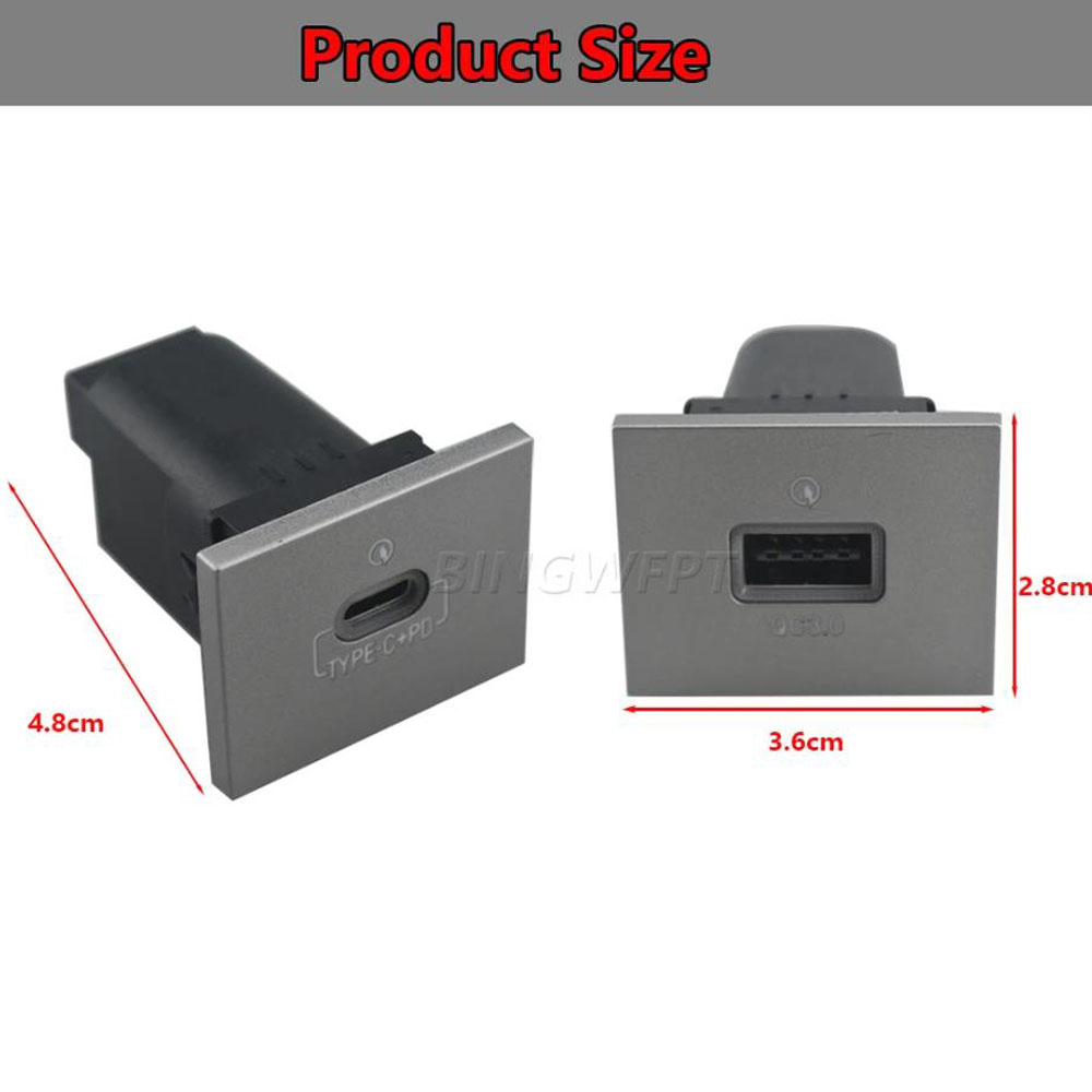 Car USB Input Adapter Audio Radio u-disk flash Socket Interface Cable For Ford Focus 2 QC3.0 Mk2 2009-2011 Accessories