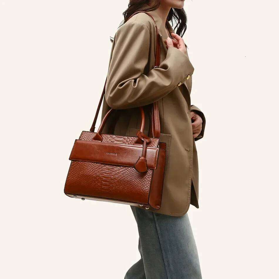 Vintage Purses And Handbags Women New Elegant Shoulder Top-Handle Female Large Tote Ladies Crossbody Bags Designer