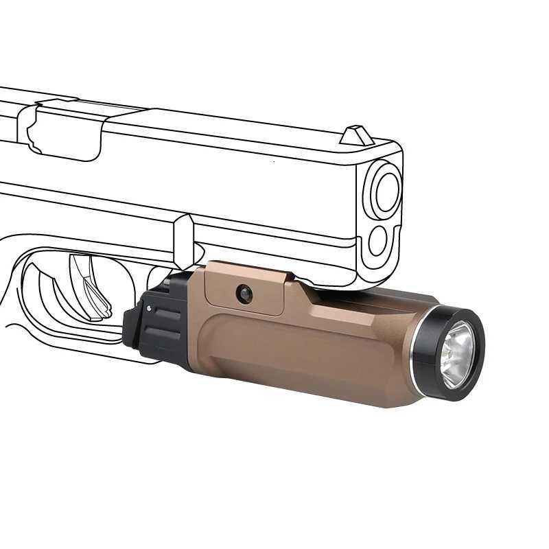 WADSN TR9 TR7 X Mounted Light 1000Lumens Strobe Hunting Weapon Airsoft Flashlight Dual Function Switch Fit 20mm Rail LanternXJ250905