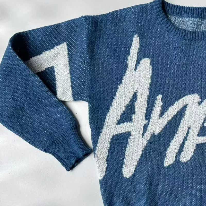 Round Neck Sweatshirt TShirt Pullover Male Long Sleeved Dark Retro Casual Knitted Sweater Street Loose Hooded Sweater Top Z250905