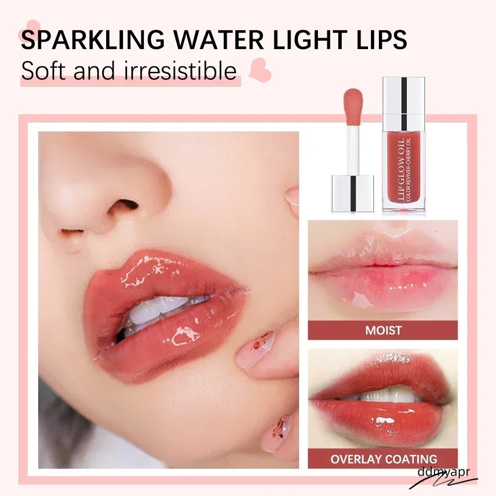 Plumping Oil 6Ml - Moisturizing Gloss Transparent ddmyday Glaze Hydrating Lip Plumper Makeup Liquid Lipstick