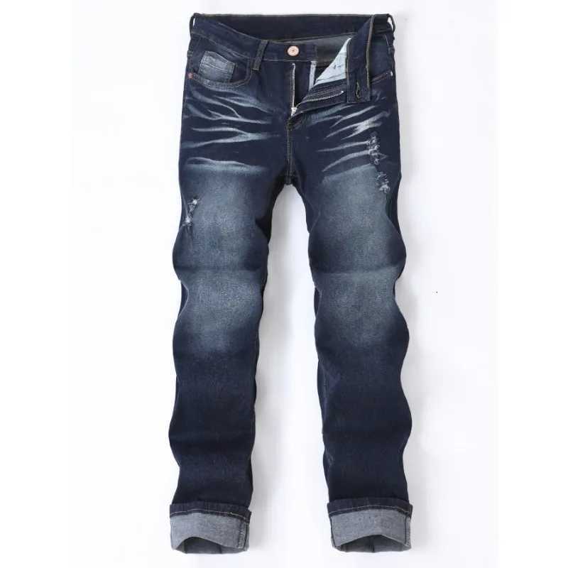 Multicraft Design Baggy Jeans Y2k Man Clothing Break Hole Bronson Elasticity Four Seasons Men Trousers for Man Pants Jean Jorts W250905