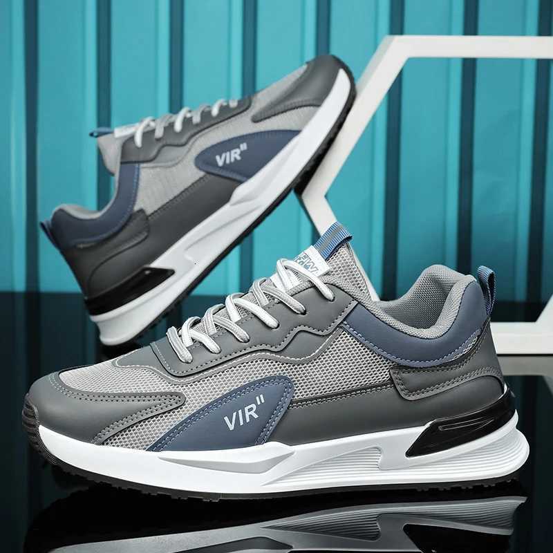 Mens Shoes Four Seasons Breathable Soft Bottom NonSlip Mesh Casual Sports Shoes Outdoor Running Shoes Fashion Student Sneakers Z250905