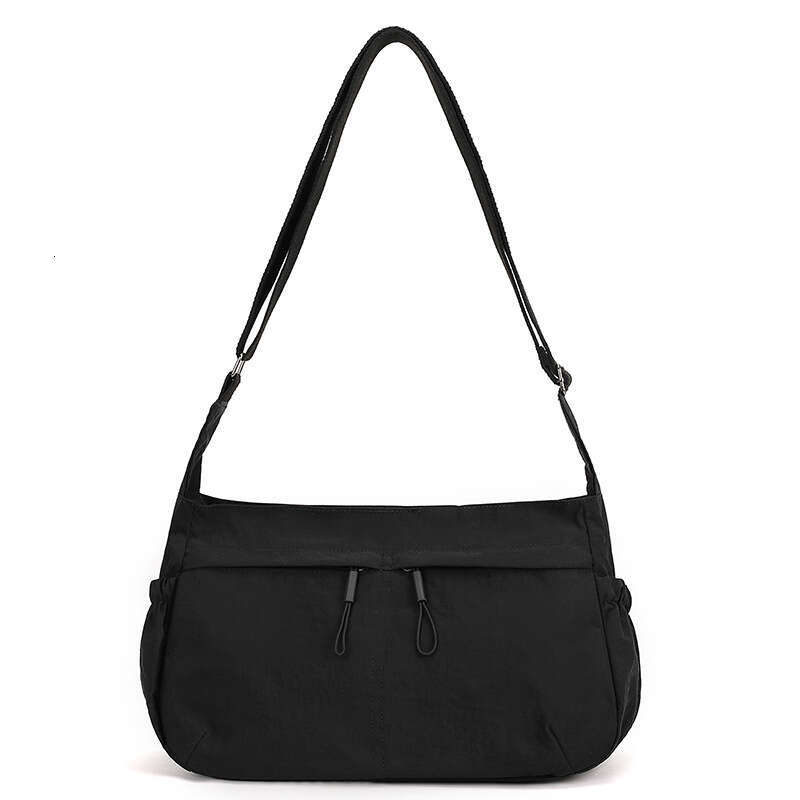New Fashionable Stylish Large Capacity Crossbody Trendy Versatile Waterproof Nylon for Women Simple Shoulder Bag