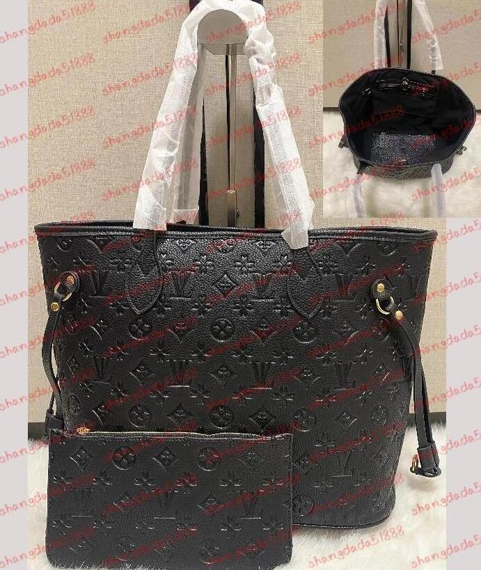 MM size 40156/M40995 Luxury designer bag Women Cross body Embossed Flower Handbag Shoulder Bags Composite Lady Clutch Tote Bag Female Coin Purse