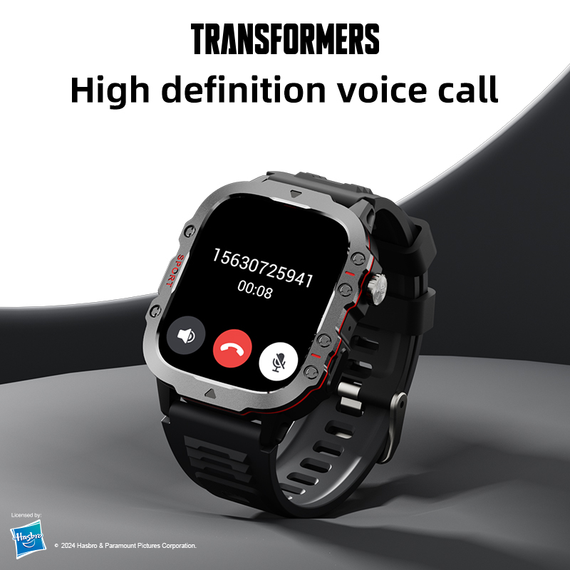 TRANSFORMERS Watch TF-H01 Bluetooth Call Smartwatch 420 Mah Battery IP68 Waterproof Health Monitor Sport Tracker Smart Watch Men Boy