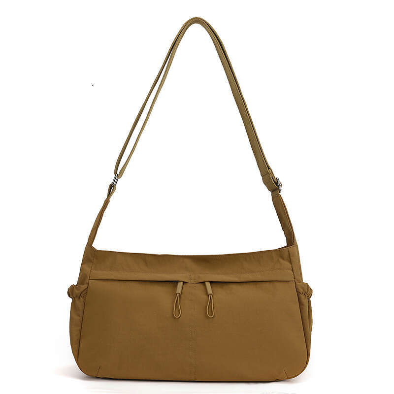 New Fashionable Stylish Large Capacity Crossbody Trendy Versatile Waterproof Nylon for Women Simple Shoulder Bag