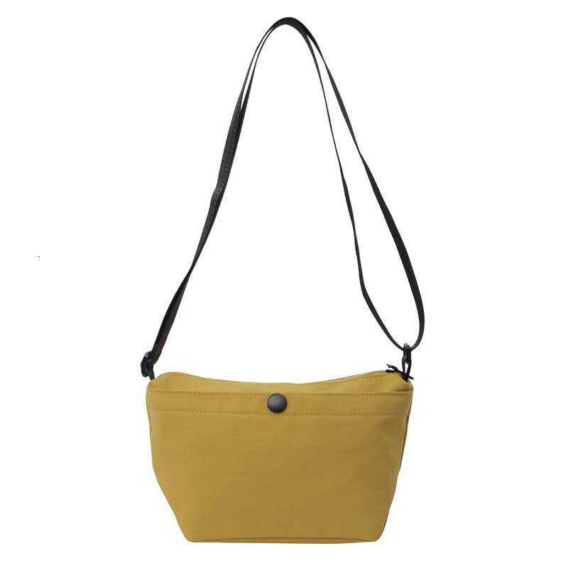 Solid Color Casual Versatile Small Crossbody Portable Simple Coin Purse Phone Single Shoulder Diagonal Canvas Bag