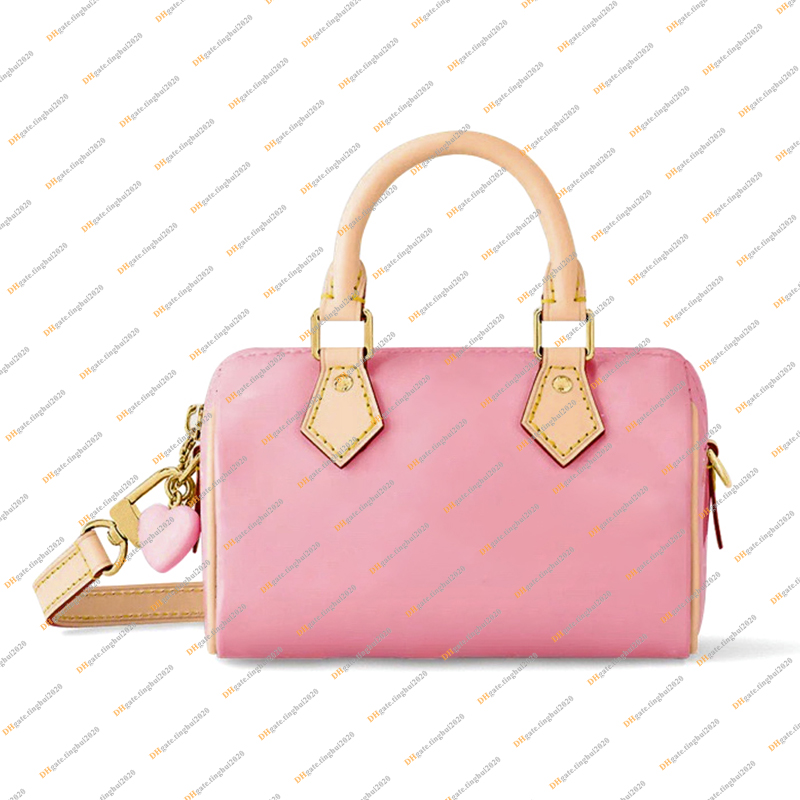 Ladies Fashion Casual Designe Luxury SP NANO Boston Patent Leather Bag Crossbody Shoulder Bag Totes Handbag TOP Mirror Quality M81879 M81085 M61252 Pouch Purse