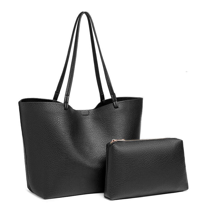 Niche Design Tote Large Capacity Soft Leather Women's Shoulder Underarm High-end Mother-daughter Commuter Bag Trendy
