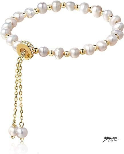 Niche Light Pearl Beaded Ddmydec Bracelet Gold-Plated Adjustable Fashion Charm For Women And Girls 250710