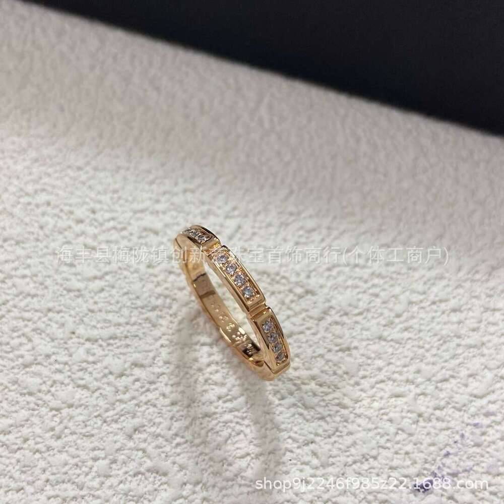 Kajia Starry Sky Couple Rings for Men and Women, High-end Rose Gold Plated, Celebrity Style