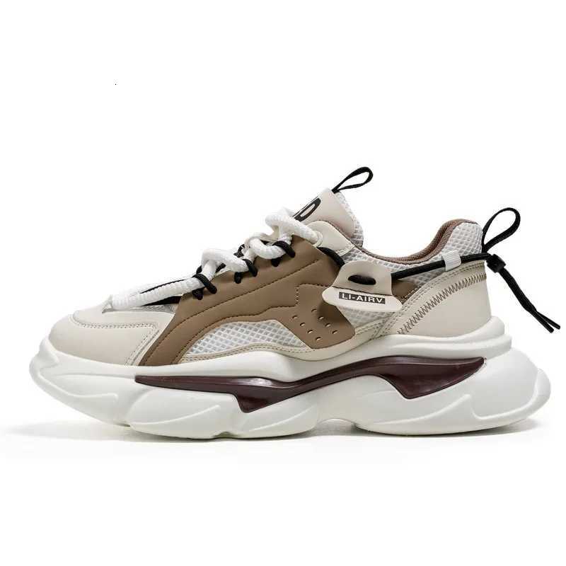 Men Running Shoes Thick Bottom Mesh Breathable Sports Casual Footwear Trending Outdoor Walking Sneakers Adult Men 2025 New Z250905