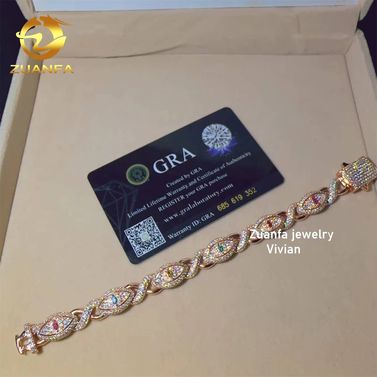 Moissanite Cuban 10mm 925 Sterling Silver Iced Out VVS Moissanite Hio Hop Jewelry Cuban Link Bracelet