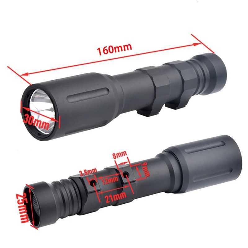 Sotac PLHV2 1300Lumen Tactical Led Powerful Flashlight Metal PLHv2 Scout Weapon Light For Picatinny Rail Hunting AirsoftXJ250905