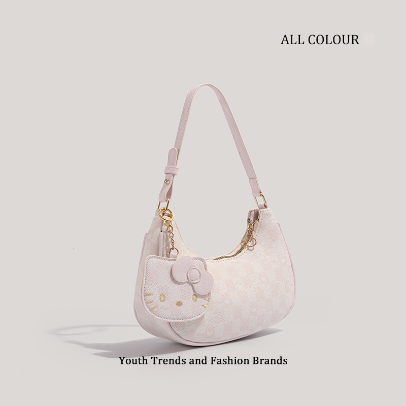 Fashion Women's Bag 2025 Designer's New Fashion Single Shoulder Crescent Commuter Handbag