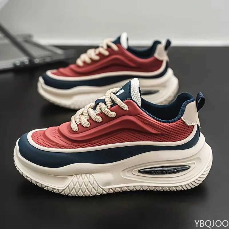 Spring Autumn New Thick Soled Shoes Are Lightweight Comfortable Trendy Casual Sporty Fashionable WearResistant Mens Shoes Z250905