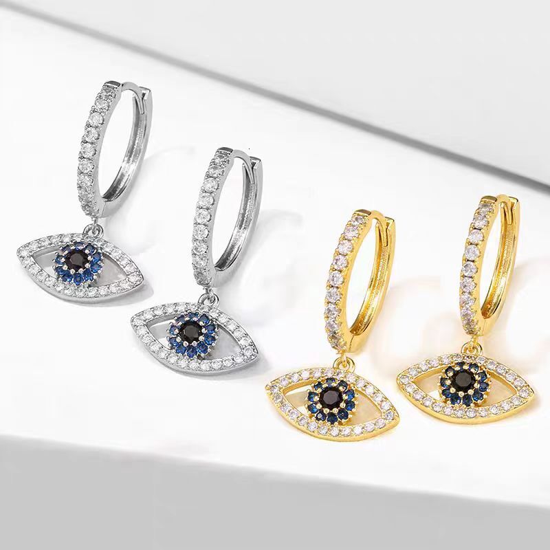 Earrings Fashionable Personality Trendy Simple Angel Eye Earrings High-End Jewelry Wholesale