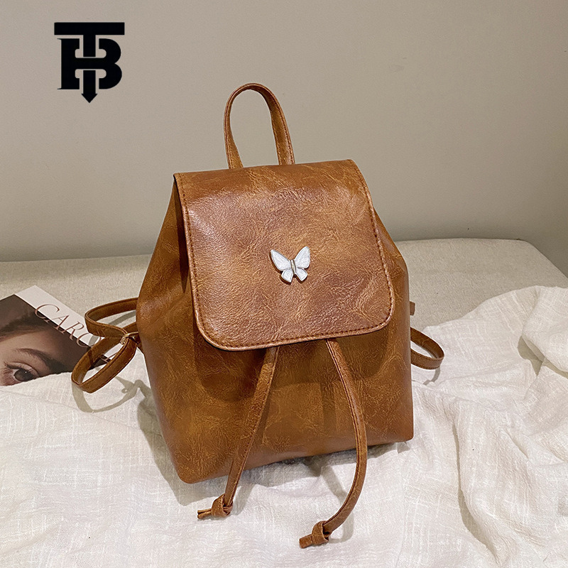 TB BHULAMTE Designer Luxury Bag Bag Vintage Niche Backpack For Women 2025 New High-end Retro Fashion Backpack Versatile Ins Casual Small Bag