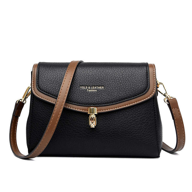 2025 New Fashion Small Crossbody Spring Summer Soft Leather Shoulder Women's Bag with Lock Design