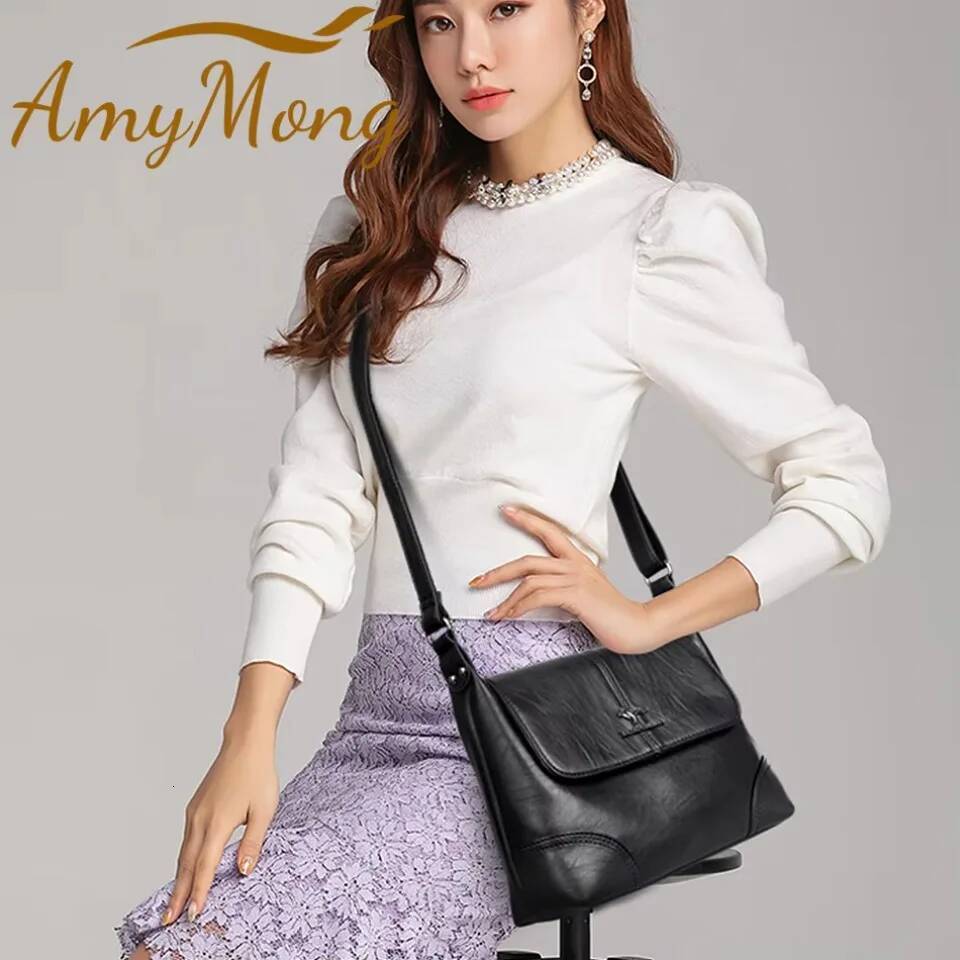 Super Quality Leather Designer Shoulder Bags Purses Women Classic Tote Bag Female Messenger Waterproof Crossbody Sac