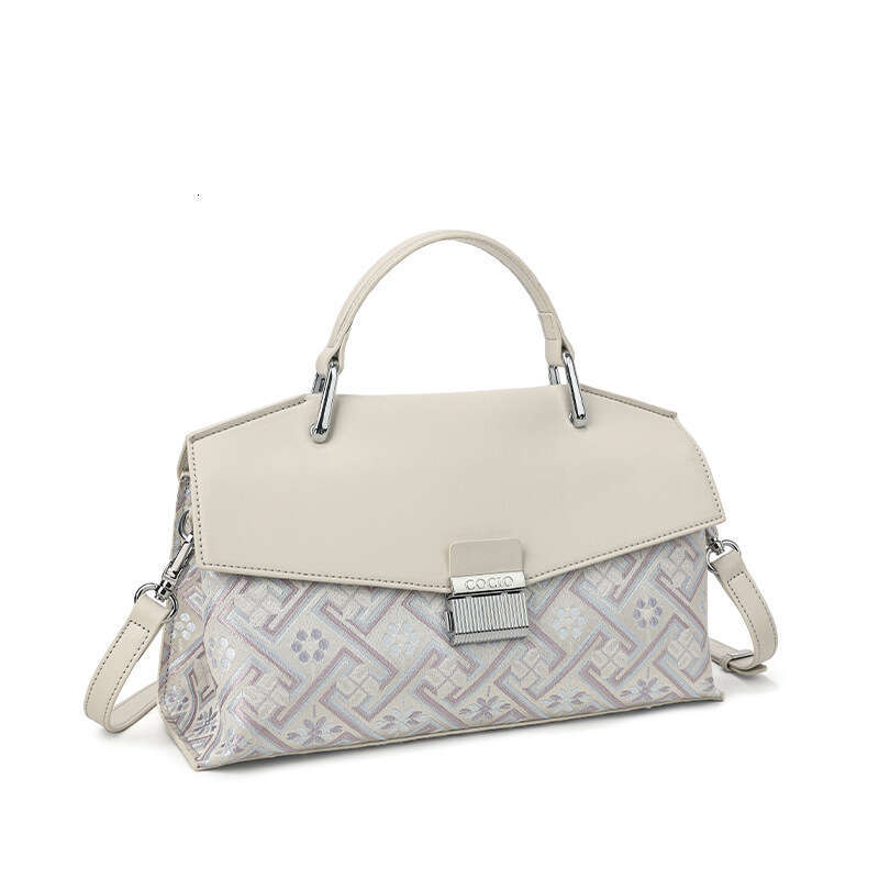 DHEssentials 2025 Luxury Briefcase Women's Large Capacity Handbag Minimalist Crossbody Shoulder Bag Chic Versatile Tote Beige