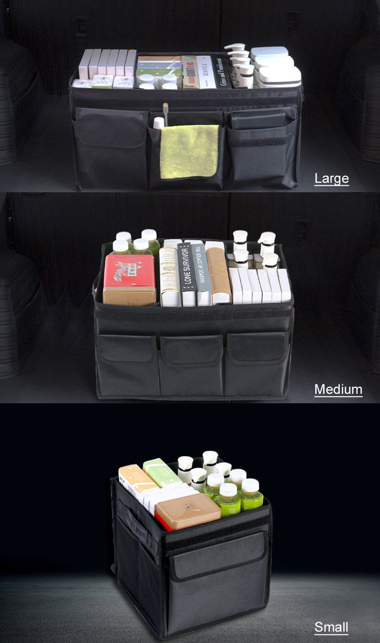 Automobile trunk storage and organization magic tool
