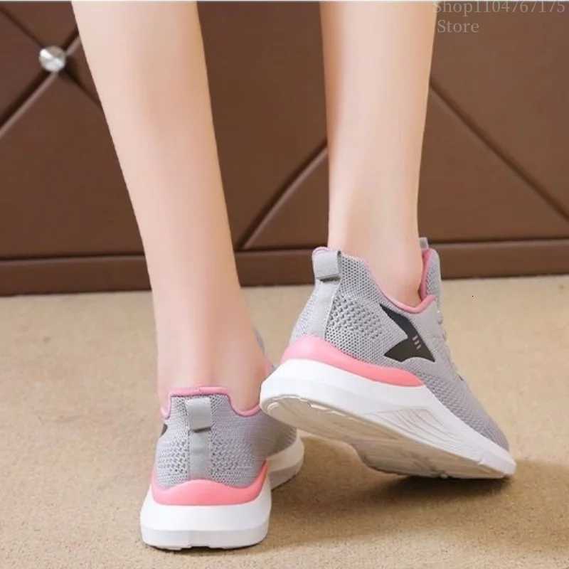 Spring and Autumn MultiFunction Soft Sole for Womens Sneakers Comfortable Casual Running Shoes Breathable and AntiSlip Z250905