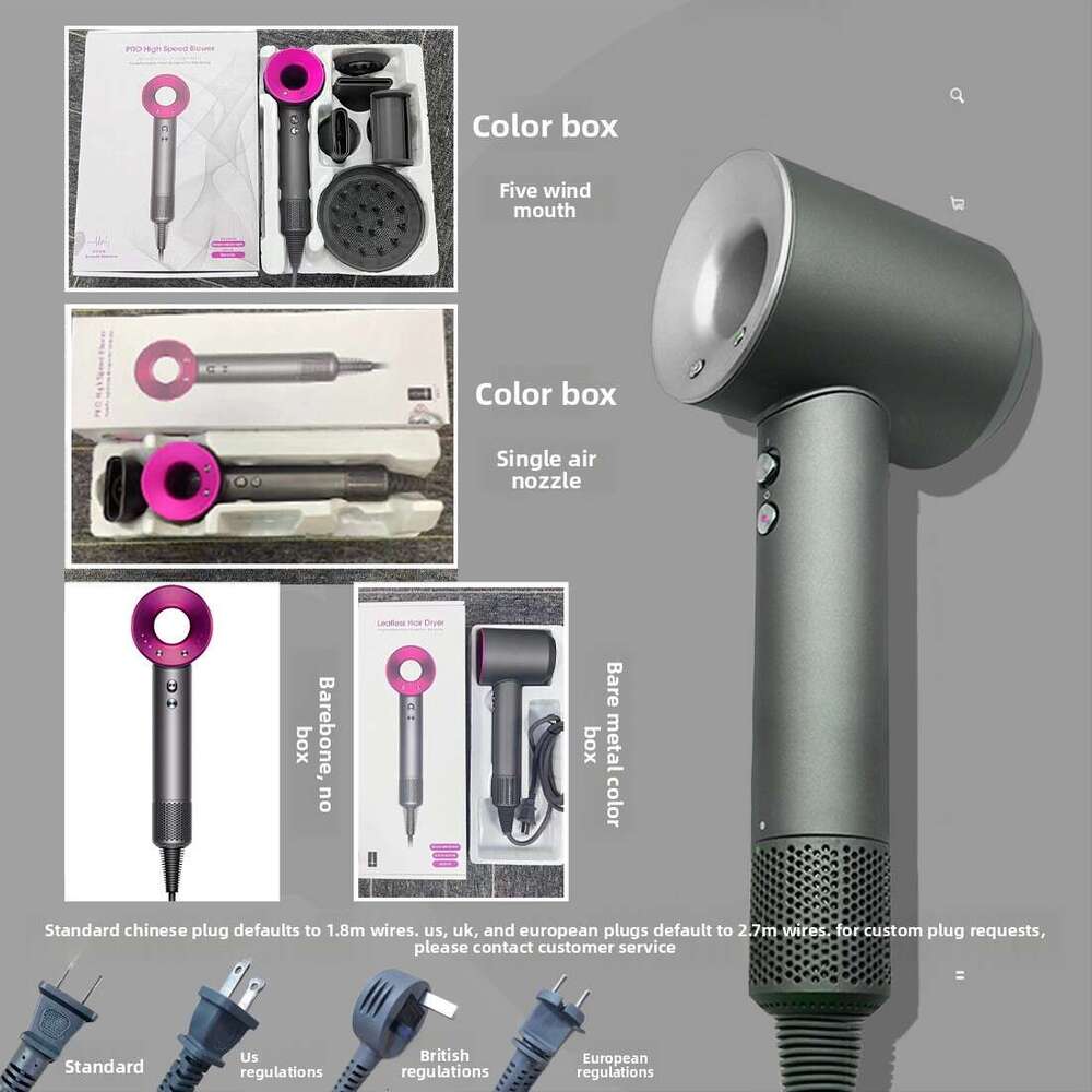 2025New Professinal Leafless Hair Dryer Personal Hair Care Styling Negative Ion Tool Hair Care Quick Dry Home Powerful Hairdryer