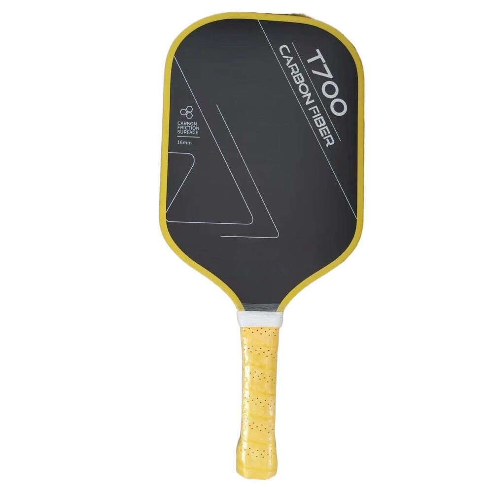 T700 Carbon Fiber Pickleball Paddle, Polymer Honeycomb Core 16mm, Textured Surface, Gradient TPU Edge Guard