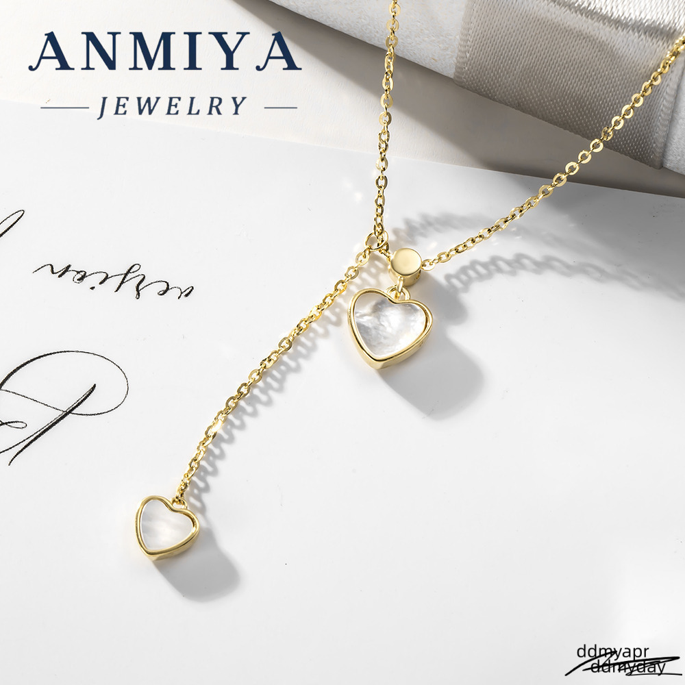 Jewellery Findings Gold Heart ddmyday Fine With Double Ddmyday Hearts White Shell Zircon Sier Cute Style Fashion Jewelry Set Ddmyday Ddmyday Ddmyday D