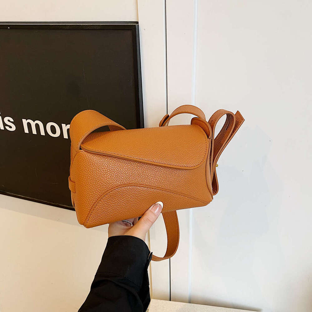 High-End Single Shoulder 2025 New Fashion Versatile Solid Color Pillow Commuter Crossbody Women's Bag