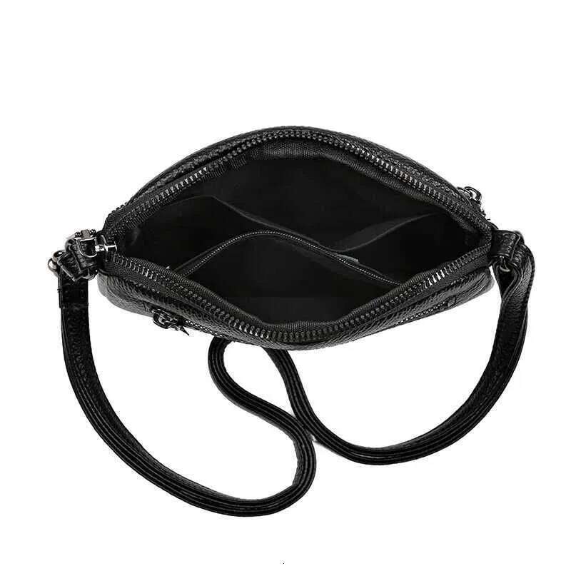 New Patchwork Single Shoulder Crossbody Head Layer Cowhide Small Bag Advanced Fashion Simplec241216