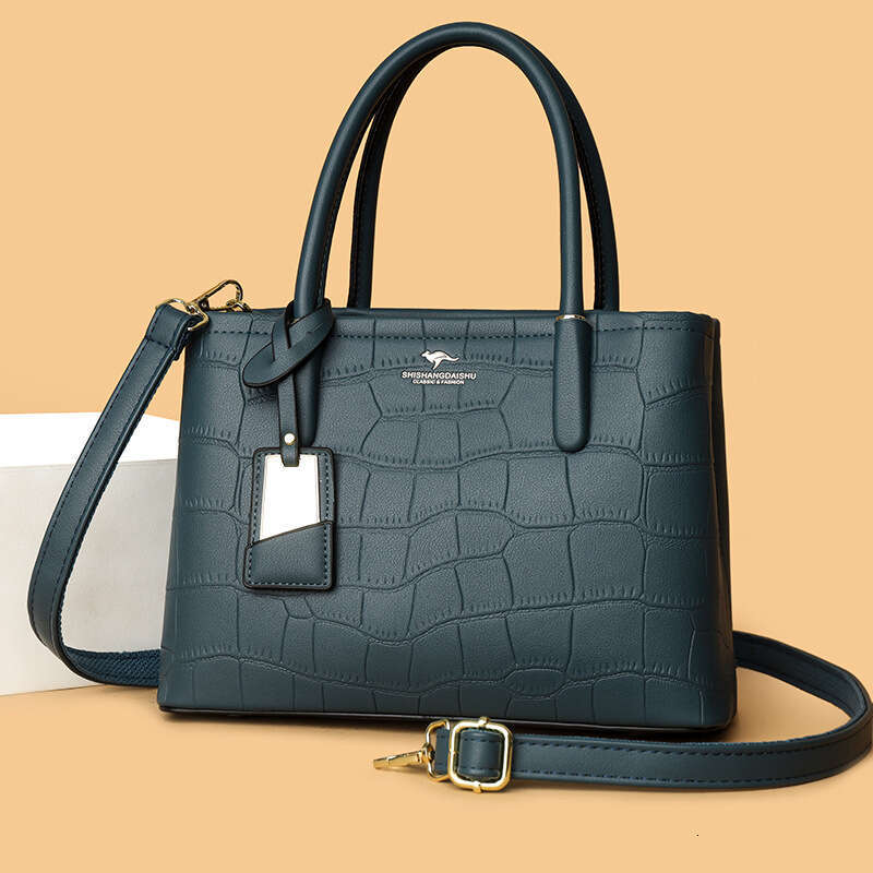 Hot Selling Kangaroo Handbag Crossbody Women's Crocodile Pattern New Shoulder Bag