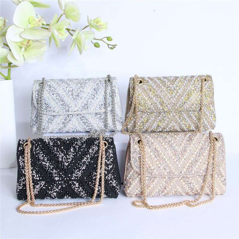 Women's Bags New Pearl Shoulder Banquet Dinner Bag Celebrity Temperament Handbag Spot Wholesale